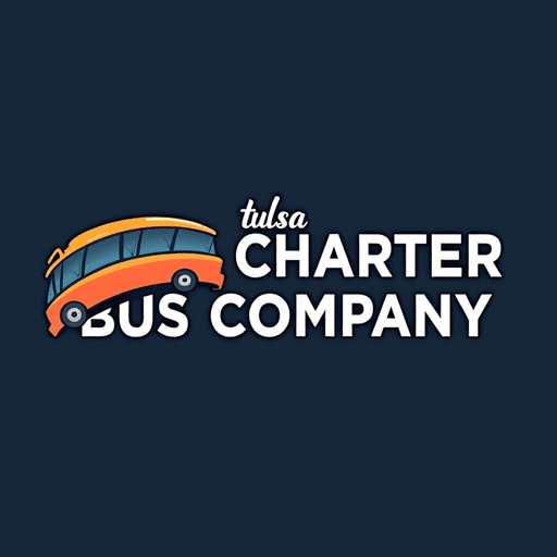 AI Design for modern design with icon for company Tulsa Charter Bus Company. sleek like uber. DO NOT use a bus icon. use typography