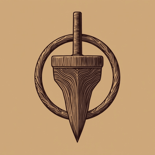 AI Design for a logo for a woodturner who is making exclusive handmade things for the modern home