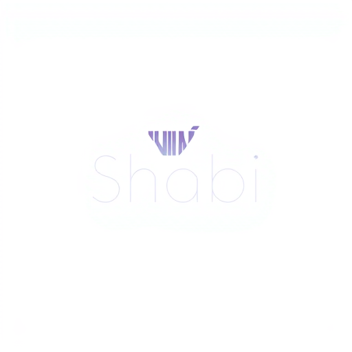 AI Design for "Create a modern and unique logo for a store named 'Shabi Store.' The logo should creatively represent the concept of shopping using innovative elements such as a barcode, a price tag, or a cartwheel icon, symbolizing modern commerce and retail. Use white as the primary color for a clean and minimalist look, with subtle purple accents to add a touch of vibrancy and appeal. The text 'Shabi Store' should feature a stylish, sans-serif font that complements the icon. Ensure the design is professional, visually striking, and versatile enough for use on digital platforms, packaging, and signage."