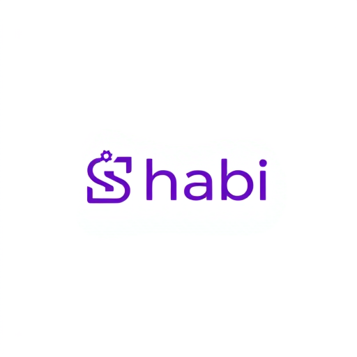 AI Design for "Create a modern and unique logo for a store named 'Shabi Store.' The logo should creatively represent the concept of shopping using innovative elements such as a barcode, a price tag, or a cartwheel icon, symbolizing modern commerce and retail. Use white as the primary color for a clean and minimalist look, with subtle purple accents to add a touch of vibrancy and appeal. The text 'Shabi Store' should feature a stylish, sans-serif font that complements the icon. Ensure the design is professional, visually striking, and versatile enough for use on digital platforms, packaging, and signage."
