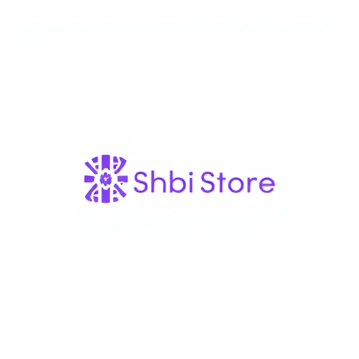 AI Design for "Create a modern and unique logo for a store named 'Shabi Store.' The logo should creatively represent the concept of shopping using innovative elements such as a barcode, a price tag, or a cartwheel icon, symbolizing modern commerce and retail. Use white as the primary color for a clean and minimalist look, with subtle purple accents to add a touch of vibrancy and appeal. The text 'Shabi Store' should feature a stylish, sans-serif font that complements the icon. Ensure the design is professional, visually striking, and versatile enough for use on digital platforms, packaging, and signage."