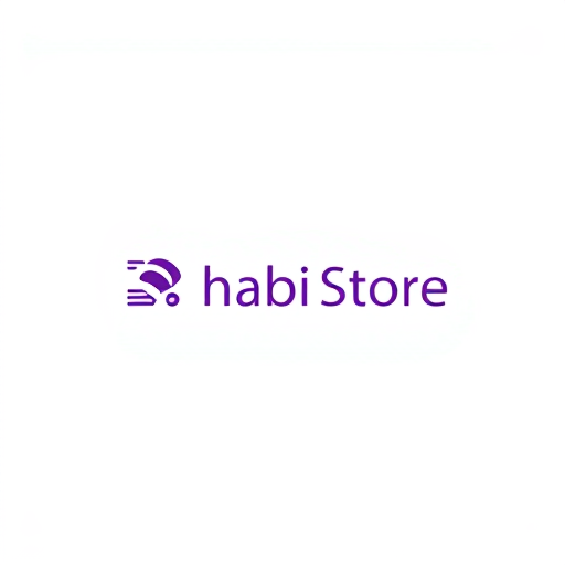 AI Design for "Create a modern and unique logo for a store named 'Shabi Store.' The logo should creatively represent the concept of shopping using innovative elements such as a barcode, a price tag, or a cartwheel icon, symbolizing modern commerce and retail. Use white as the primary color for a clean and minimalist look, with subtle purple accents to add a touch of vibrancy and appeal. The text 'Shabi Store' should feature a stylish, sans-serif font that complements the icon. Ensure the design is professional, visually striking, and versatile enough for use on digital platforms, packaging, and signage."