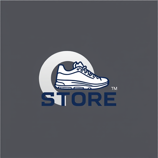 AI Design for I want the letter O inside the word STORE to have a sneaker drawn inside it so that the letter is in the middle