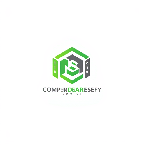 AI Design for I want the logo to be designed in a way that shows the audience that it is related to computer and network repairs, hardware and software. The colors used in the logo should be green and gray.