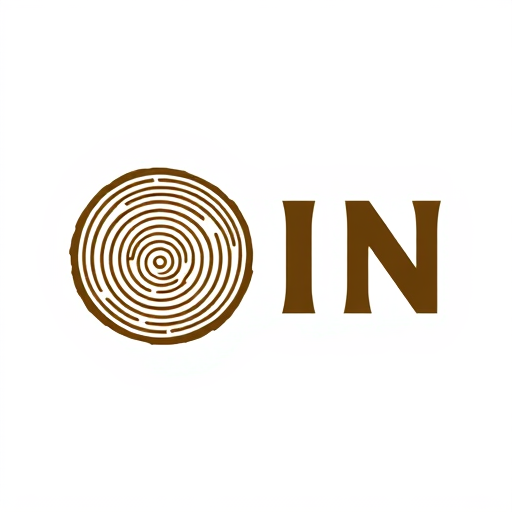 AI Design for Have the entire logo be a representation of “Tree Rings”.Ideally there is a representation of the numbers 4 (some trees are harvested after 4 years) and 7 (thats when most are harvested). For example, the O could have 3 rings - the L would be the fourth ring. When going to the right, the Letter R,I,E,N are another 4 rings - so that would be 3+4 =7.