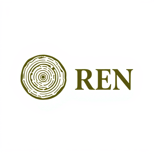 AI Design for Have the entire logo be a representation of “Tree Rings”.Ideally there is a representation of the numbers 4 (some trees are harvested after 4 years) and 7 (thats when most are harvested). For example, the O could have 3 rings - the L would be the fourth ring. When going to the right, the Letter R,I,E,N are another 4 rings - so that would be 3+4 =7.