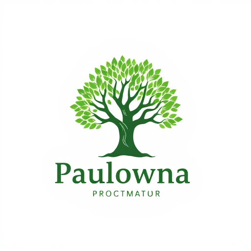 AI Design for paulownia tree logo