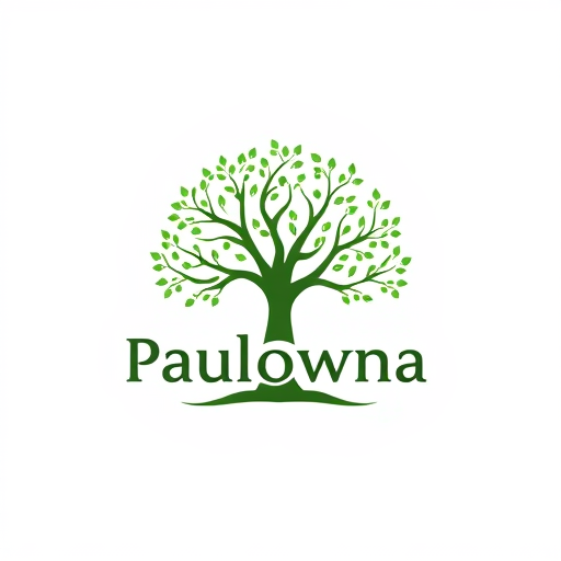 AI Design for paulownia tree logo