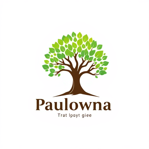 AI Design for paulownia tree logo