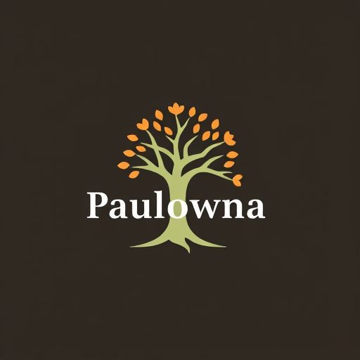 AI Design for paulownia tree logo
