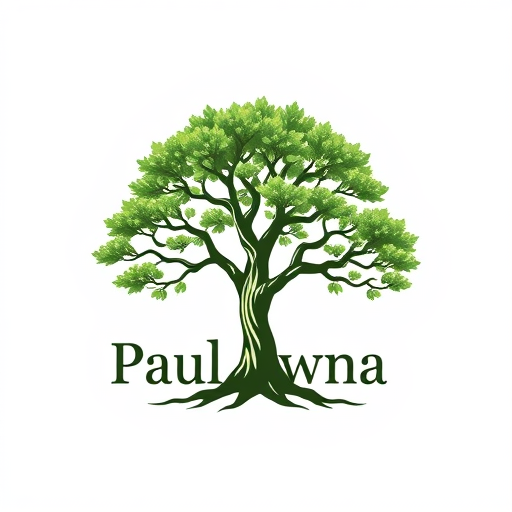 AI Design for paulownia tree logo