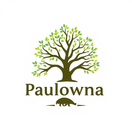 AI Design for paulownia tree logo