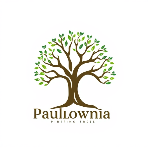 AI Design for paulownia tree logo