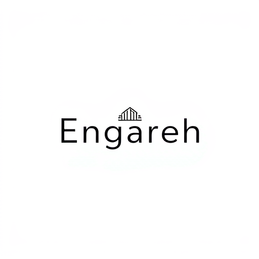 AI Design for create a logo for an architecture compnay, that represent iranian culture and art in this field. the name of office is "Engareh". i want the logo to connect the meaning of the name and the name and the iranian culture and art and architeture. i want the logo to be minimal and monochrome. it must be memoriabel, simple to read and easy to recgnize. and i want it to be eyecatching.