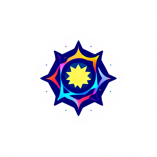 AI Design for Design a logo for Facebook page profile photo colourful; (Information Galaxy)
