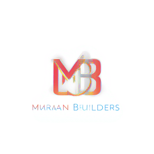 AI Design for Design a monogram logo for 'MB' with an interwoven style, where the letters overlap and form a seamless, unified structure. Integrate 'Maran Builders' subtly into the design, either as part of the base of the 'B' or underneath the monogram. Use a vibrant and modern color palette, such as:Dual-Tone Contrast: Dark navy and bright coral red, symbolizing trust and energy.Triadic Palette: Deep purple, bright yellow, and teal green for a creative, bold look.Metallic Fusion: A combination of brushed gold, copper, and steel gray for a luxurious yet industrial appearance.Vivid Earth: Burnt orange, forest green, and sandy beige to reflect natural and sustainable building practices.Gradient Glow: A sleek gradient transitioning from cobalt blue to fiery red for a dynamic, forward-thinking vibe.Incorporate subtle textures or shadow effects to give depth to the logo, making it stand out on both digital and print mediums. The typography for 'Maran Builders' should complement the monogram—clean, bold, and modern, with alignment that creates balance and cohesion."