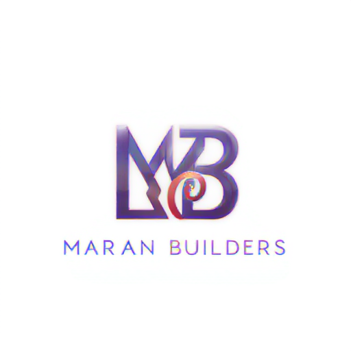 AI Design for Design a monogram logo for 'MB' with an interwoven style, where the letters overlap and form a seamless, unified structure. Integrate 'Maran Builders' subtly into the design, either as part of the base of the 'B' or underneath the monogram. Use a vibrant and modern color palette, such as:Dual-Tone Contrast: Dark navy and bright coral red, symbolizing trust and energy.Triadic Palette: Deep purple, bright yellow, and teal green for a creative, bold look.Metallic Fusion: A combination of brushed gold, copper, and steel gray for a luxurious yet industrial appearance.Vivid Earth: Burnt orange, forest green, and sandy beige to reflect natural and sustainable building practices.Gradient Glow: A sleek gradient transitioning from cobalt blue to fiery red for a dynamic, forward-thinking vibe.Incorporate subtle textures or shadow effects to give depth to the logo, making it stand out on both digital and print mediums. The typography for 'Maran Builders' should complement the monogram—clean, bold, and modern, with alignment that creates balance and cohesion."