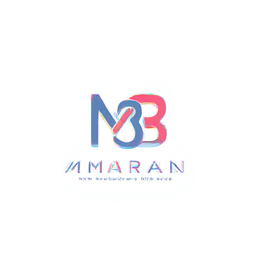 AI Design for Design a monogram logo for 'MB' with an interwoven style, where the letters overlap and form a seamless, unified structure. Integrate 'Maran Builders' subtly into the design, either as part of the base of the 'B' or underneath the monogram. Use a vibrant and modern color palette, such as:Dual-Tone Contrast: Dark navy and bright coral red, symbolizing trust and energy.Triadic Palette: Deep purple, bright yellow, and teal green for a creative, bold look.Metallic Fusion: A combination of brushed gold, copper, and steel gray for a luxurious yet industrial appearance.Vivid Earth: Burnt orange, forest green, and sandy beige to reflect natural and sustainable building practices.Gradient Glow: A sleek gradient transitioning from cobalt blue to fiery red for a dynamic, forward-thinking vibe.Incorporate subtle textures or shadow effects to give depth to the logo, making it stand out on both digital and print mediums. The typography for 'Maran Builders' should complement the monogram—clean, bold, and modern, with alignment that creates balance and cohesion."