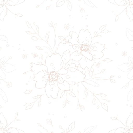 AI Design for Generate for me a pattern of delicate and delicate Flowers in white. Vector. The flowers will have to be placed on the package, so make them small and medium-sized. It can be peonies, flower leaves, bush roses and something similar