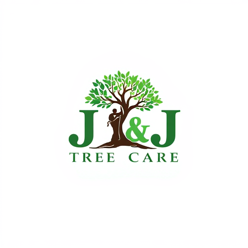 AI Design for Create a logo for Business Name “J&J Tree Care”, Business Products / Services “Tree pruning, removals, planting”, idea or concept of how i want logo to be designed “J&J positioned as the base of a tree”, specific type of graphical element i would want to see in logo “I would like a tree with a climber in it”, specific type of color i would want to see in Logo “Green and black”, Look and Feel of Logo “Professional”
