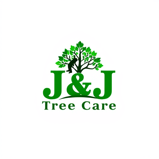 AI Design for Create a logo for Business Name “J&J Tree Care”, Business Products / Services “Tree pruning, removals, planting”, idea or concept of how i want logo to be designed “J&J positioned as the base of a tree”, specific type of graphical element i would want to see in logo “I would like a tree with a climber in it”, specific type of color i would want to see in Logo “Green and black”, Look and Feel of Logo “Professional”