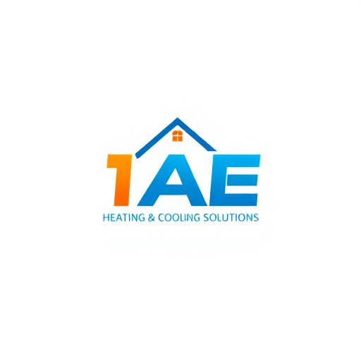 AI Design for create a logo for Business Name “1AE HVAC”, Tagline / Slogan “Heating & Cooling Solutions”, Business Description “Heating, Ventilation & Air Conditioning”, Message, which should be communicated through my Logo “Heating and cooling solutions”, Look and Feel of my Logo “Clean inviting”