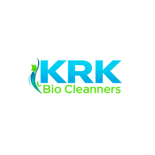 AI Design for i want the logo name as KRK Bio Cleaners.it is a brand name for chemical free organic bioenzyme want the logo to be in green and blue color with popping look
