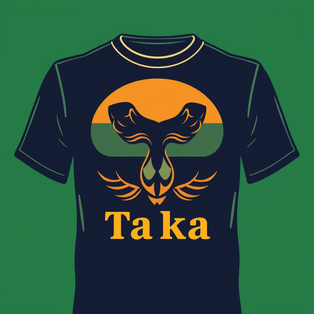 AI Design for Fashionable Tshirt brand Bangladeshi taka classic