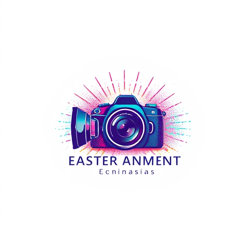 AI Design for company name : pastel entertainment with camera ,music ,edits