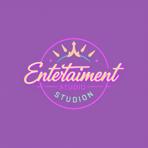 AI Design for pastel entertainment for studio (simple colors)