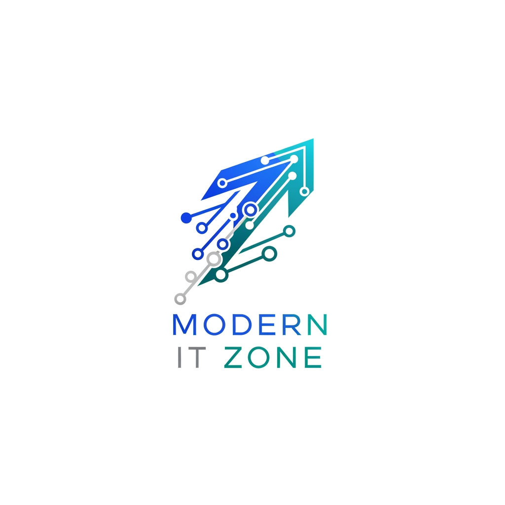 AI Design for Logo for it center, IT center Name: Modern IT Zone