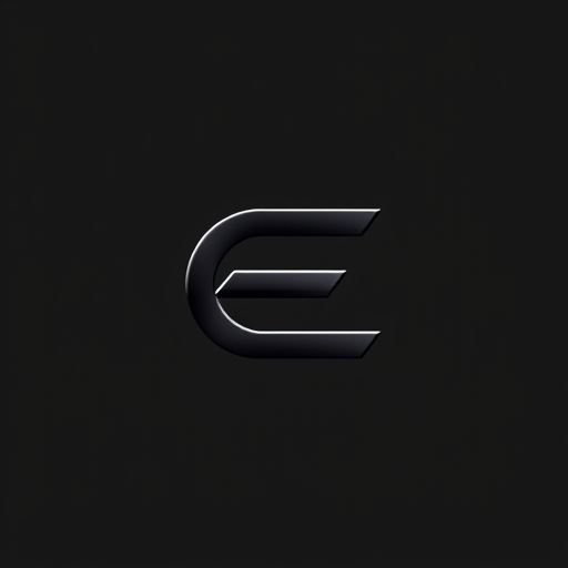AI Design for Design a highly creative logo where the two 'E's are fully integrated into a single, continuous shape. The letters should be completely fused together in a way that feels organic, yet dynamic—like they are part of a single, flowing form. Think of a fluid, almost architectural style, where the lines of the 'E's are seamlessly combined to create an interconnected symbol. There should be no clear separation between the letters, and they should appear as one unified structure. The design should feel modern, innovative, and professional, suitable for a tech or luxury brand. Use a bold color palette like matte black, deep metallics, or gradient effects for a high-end, polished look. The logo should convey strength, precision, and forward-thinking design.
