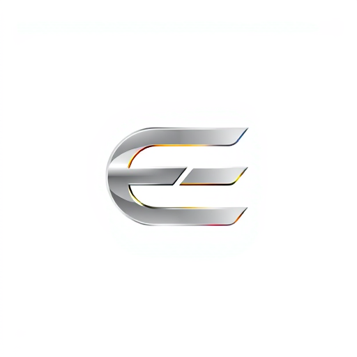 AI Design for Create a bold and unique logo where the two 'E's are completely merged into one unified shape. The letters should blend seamlessly, with no visible separation, forming a singular, fluid structure. Focus on smooth curves and sharp lines to create an innovative and futuristic look. The design should be clean and minimalist, with an emphasis on symmetry and flow. The logo should have a modern, high-tech feel, suitable for a cutting-edge brand or technology company. Use a monochromatic color scheme or metallic tones (silver, chrome, or gold) to give the design a premium, sleek appearance.