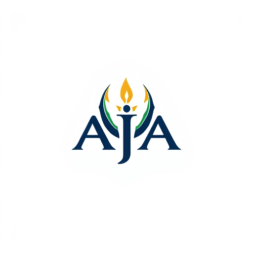 AI Design for Design a logo on the name of AJA using the Trident, more astatic