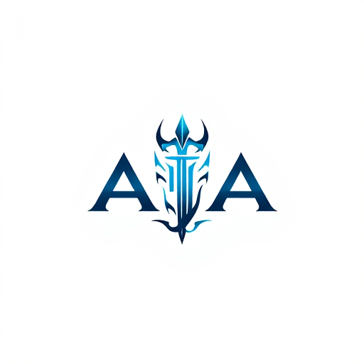 AI Design for Design a logo on the name of AJA using the Trident, more astatic, unique