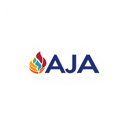 AI Design for design a logo on the name of AJA