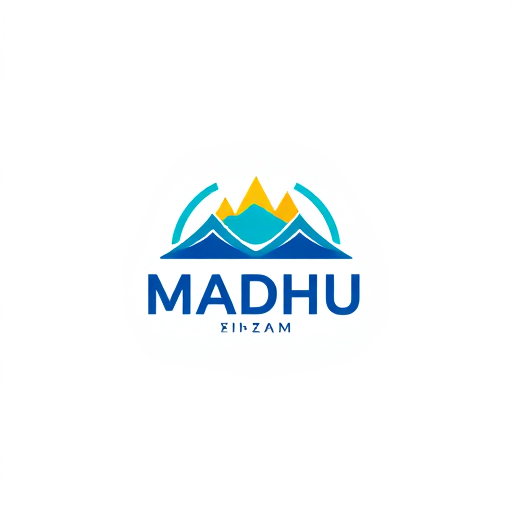 AI Design for GIVE ME LOGO IT'S MADHU VIZAG NAME BASED