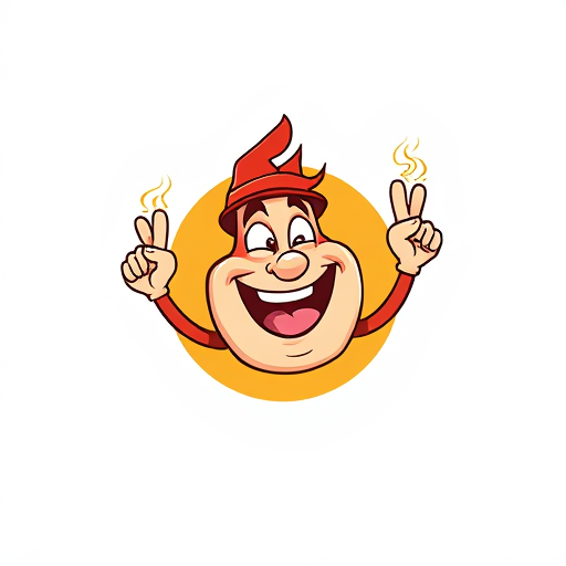 AI Design for "🎭 Spicing up your day with laughter! 🌶️🤣 Hilarious cartoons & animated madness 🍿🎥 Watch, giggle, repeat! Desi humor served hot 🔥📩 DM for collabs!"Let me know if you'd like to tweak it further!
