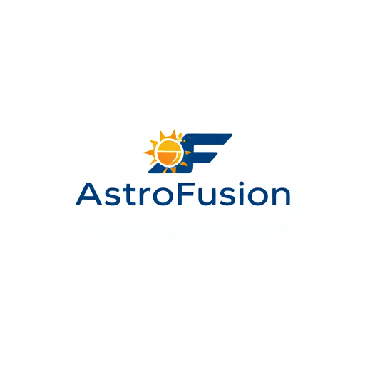 AI Design for Design a logi within text A and F. The brand name is AstroFusion. Make the logo is Represented Solar System