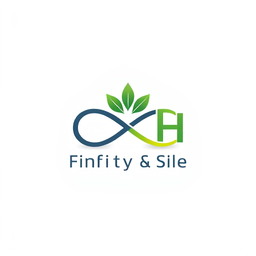 AI Design for infinity & leaf & H