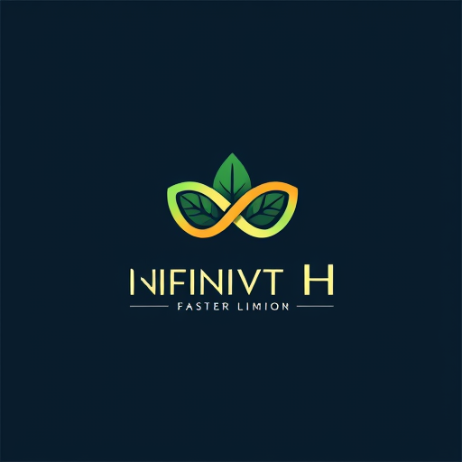 AI Design for infinity & leaf & H