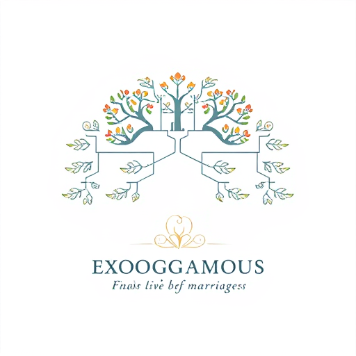 AI Design for Family tree with exogamous and endogamous marriages 