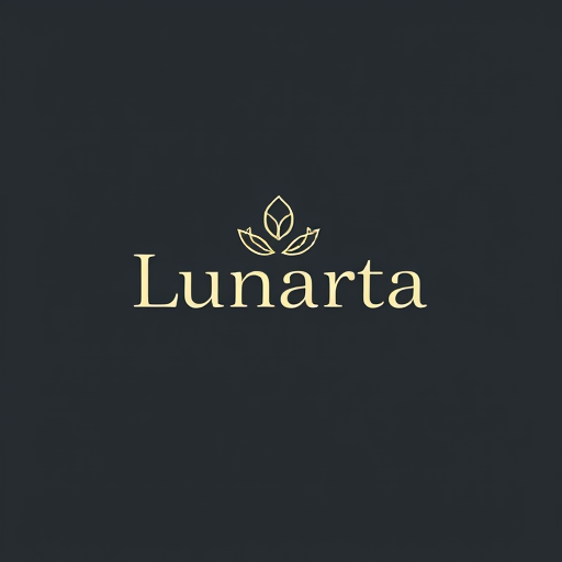 AI Design for simple, natural with the name "Lunarta" elegant, graceful 