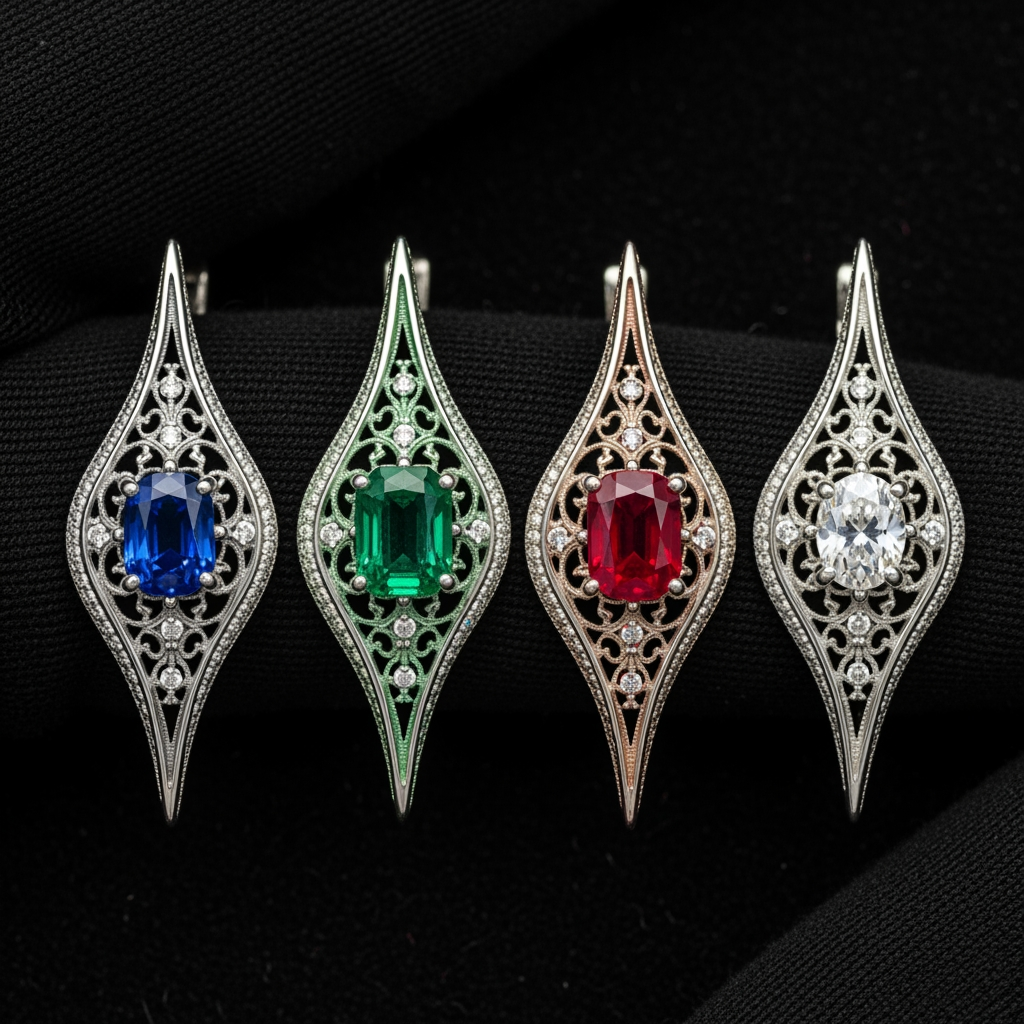 AI Design for NEE 3-4 VARIATIONS OF THESE 2 – MUST BE MATCHING AND SIMILAR TO JEWELRY