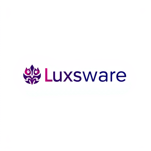AI Design for Create an eye-catching logo for [Luxsware] that pops with contrast and visual interest."