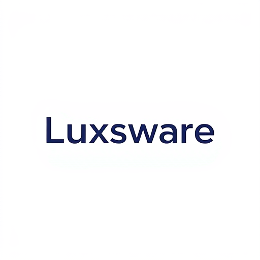 AI Design for Create an eye-catching logo for [Luxsware] that pops with contrast and visual interest."