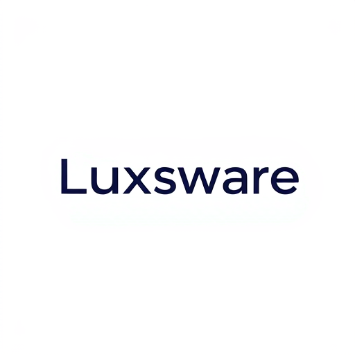 AI Design for Create an eye-catching logo for [Luxsware] that pops with contrast and visual interest."