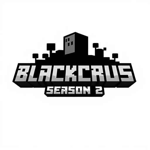 AI Design for Make Minecraft design and background about BLACKCRUS SEASON 2
