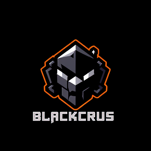 AI Design for Make me a logo of BLACKCRUS S2Minecraft design