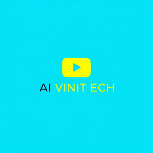 AI Design for Design a logi for YouTube ai tech channel name AI VINIT TECH